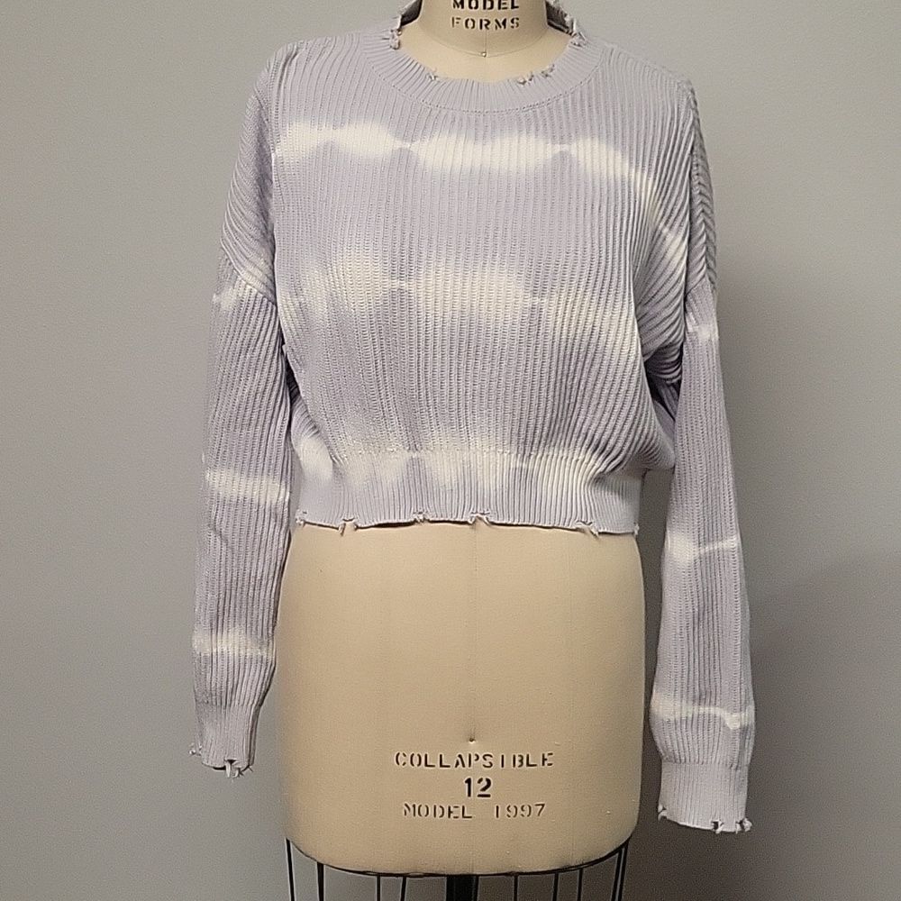 Pistola distressed tie dye sweater, size XS
